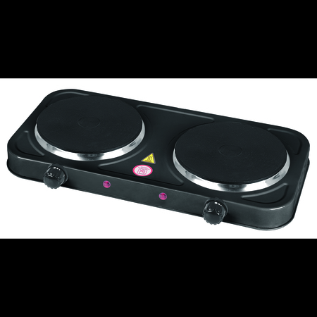 Emerald Electric Coiless Double Burner - Black SM-STV-2686